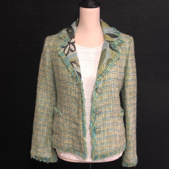 Italian tweed jacket, vintage,rare - Picture 5 of 11